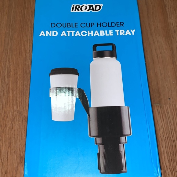 Double Cup Holder & Attachable Tray - Picture 10 of 11